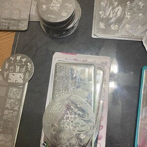 Nail Stamping Plates- from Disney to sports and everything in between.